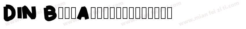 DIN BoldAlternat字体转换
